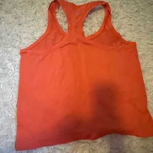 Lululemon swiftly tank size 10 race length bright orange